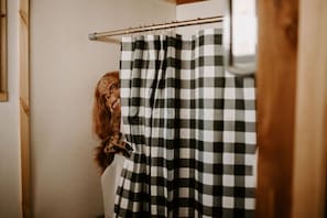 Enjoy a warm shower at the end of a long day!