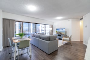 Open Concept Living and Dining Room