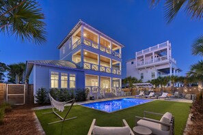 lay in the hammock, swim in the pool or cook out on the grill!