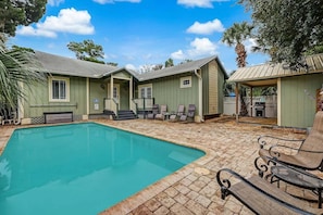 Private, heated pool ready to go!