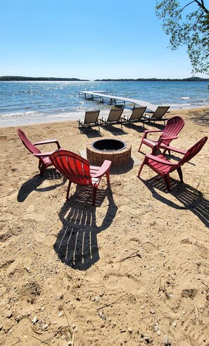 Your private beach and dock