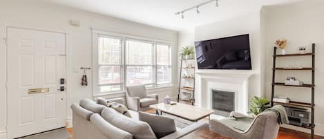 Spacious Living Room with LG OLED TV