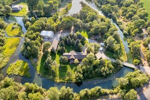 Juniper Island has 10 private acres surrounded by a side channel of the Snake River.