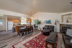 Open Floor Plan: Living Room, dinning room and Kitchen in one space at one level