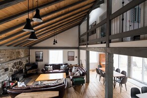Spacious and Open Concept Great Room with Upstairs balcony.