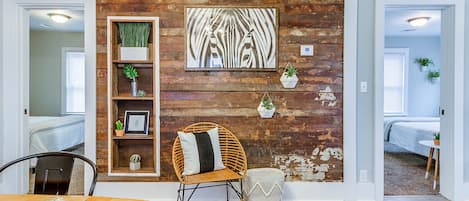 Uncovered this original shiplap wall during renovation & loved its vintage charm