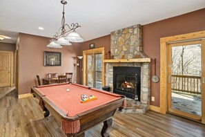 Pool Table in the Lower Level