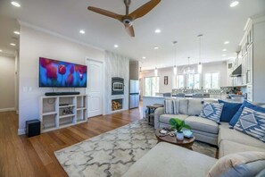 Includes Smart TV & half bath.