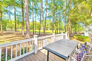 Deck | Outdoor Dining Area | Golf Course Views