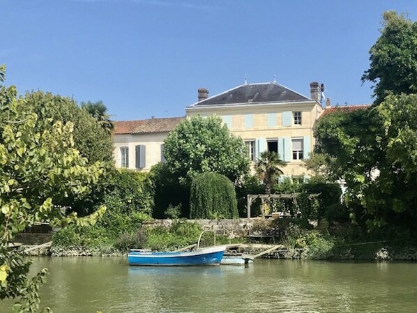 Front of house from river