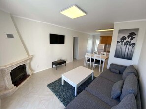 Living Room with Fireplace