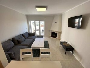 Living Room with Fireplace