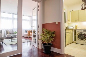 Hall, Kitchen & living room