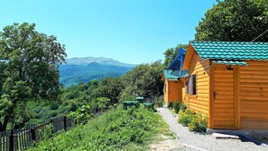 "Harmony", "Warmth", "Peace" cottages.