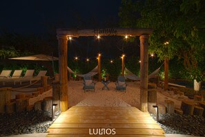 Enjoy our carefully designed outdoor space