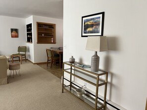 Entrance in Living room with Guest Book