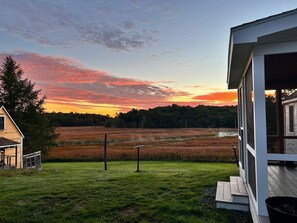 Sunrise over the marsh.