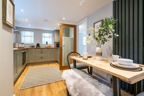 The kitchen/dining room at Pilgrim Cottage, Cheshire