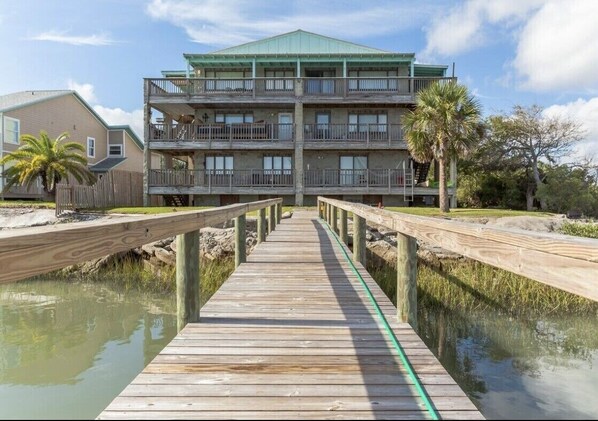 View from the dock