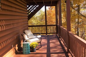 Several deck seating areas to relax and visit with family and friends.