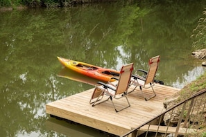 Double Kayaks available during your stay