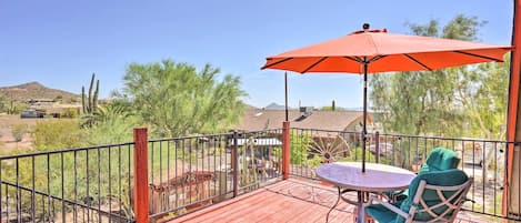 Phoenix Vacation Rental | Studio | 1BA | 750 Sq Ft | Stairs Required to Access