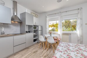 Kitchen and dining area