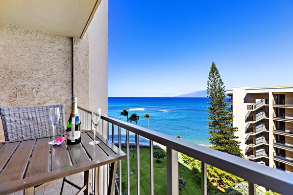 Ocean views from your lanai
