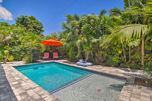 Wilton Manors Vacation Rental | 3BR | 2BA | 2,000 Sq Ft | 1 Step to Enter