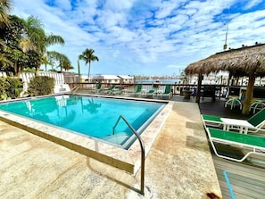 Heated pool, shared