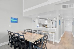 Dining Table with Breakfast Bar