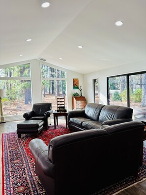 Great Room Leather Seating