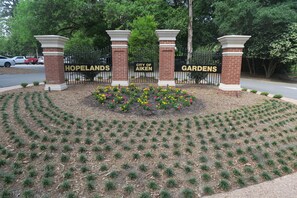 Hopelands Gardens are right out your front door!