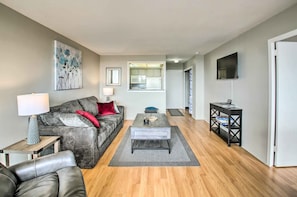 Living Area | Smart TV | Queen Sleeper Sofa