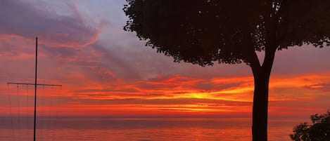 Sunset over Lake Michigan