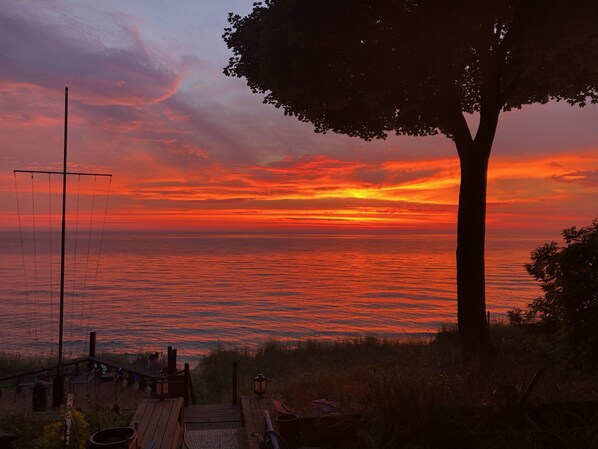 Sunset over Lake Michigan