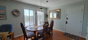 Dining room with view of lagoon