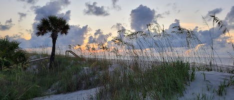 Our beautiful beach entrance