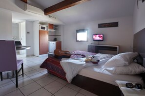 Fall asleep in our cozy bedroom.