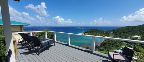 View of Friis Bay from the deck