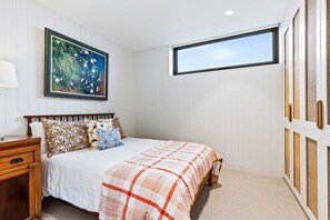 Bedroom 1- Double bed, wall to wall built in robes.