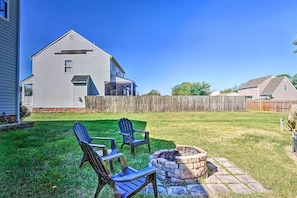 Backyard | Above-Ground Pool | Fire Pit