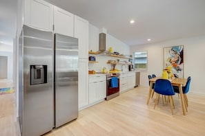the kitchen is fully equipped!