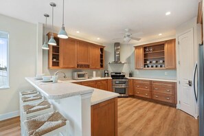 Furnished Kitchen with Breakfast Bar