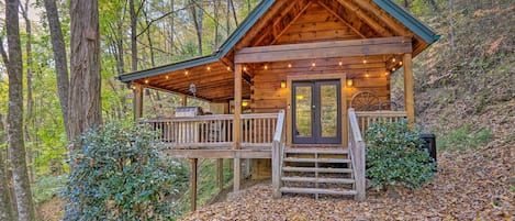 Blue Ridge Vacation Rental | 1BR | 1BA | 758 Sq Ft | Stairs Required
