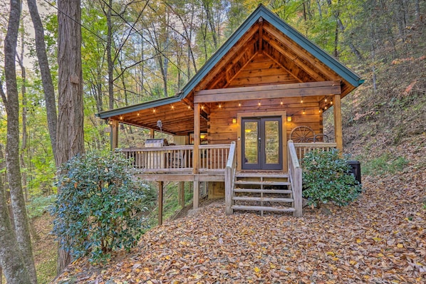 Blue Ridge Vacation Rental | 1BR | 1BA | 758 Sq Ft | Stairs Required