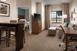 Relax and unwind in the cozy living room.