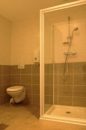 Get ready for your day in the bathroom.