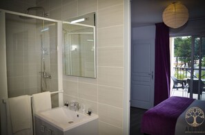 Get ready for your day in the bathroom.