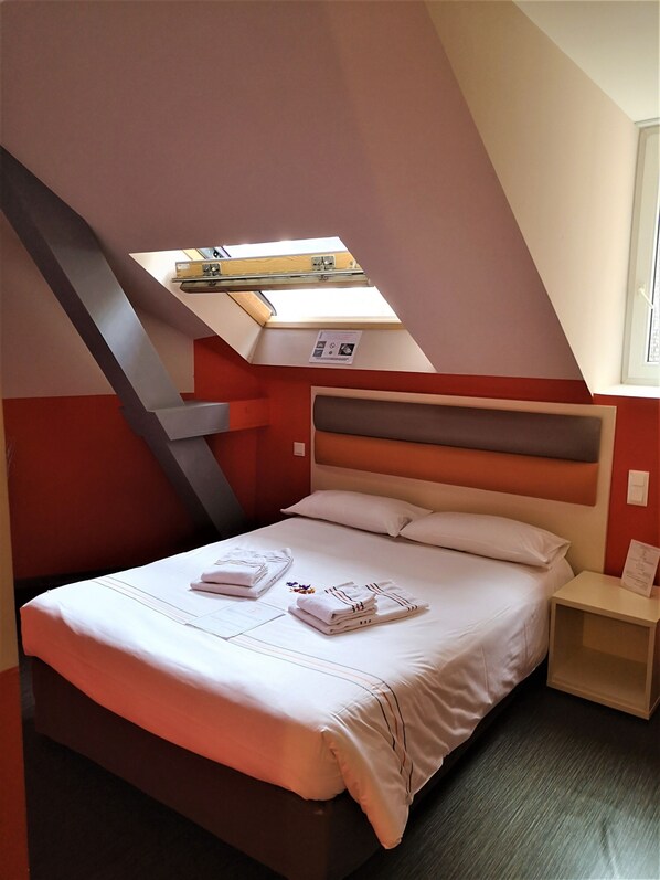 Drift to sleep in a comfortable bed after a wonderful day outside.
